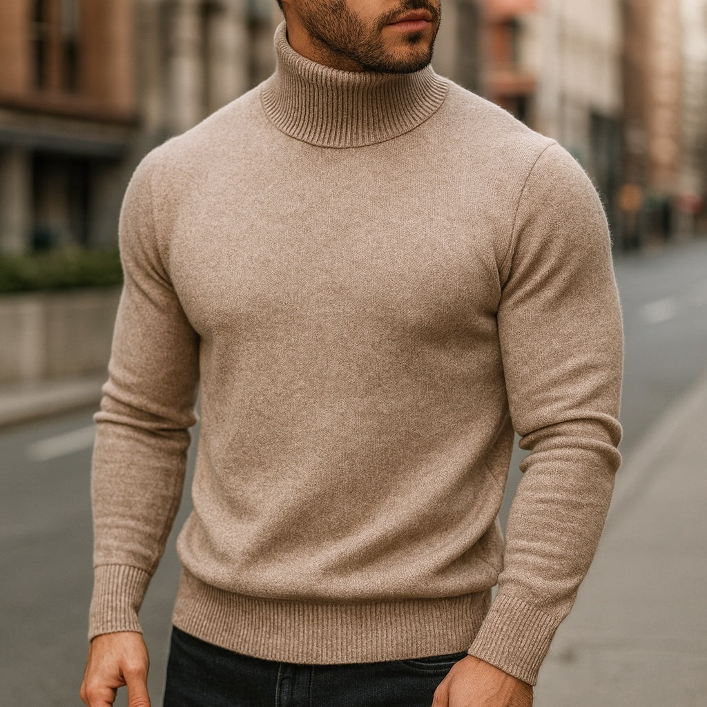 Chris l 100% Wool Turtleneck
