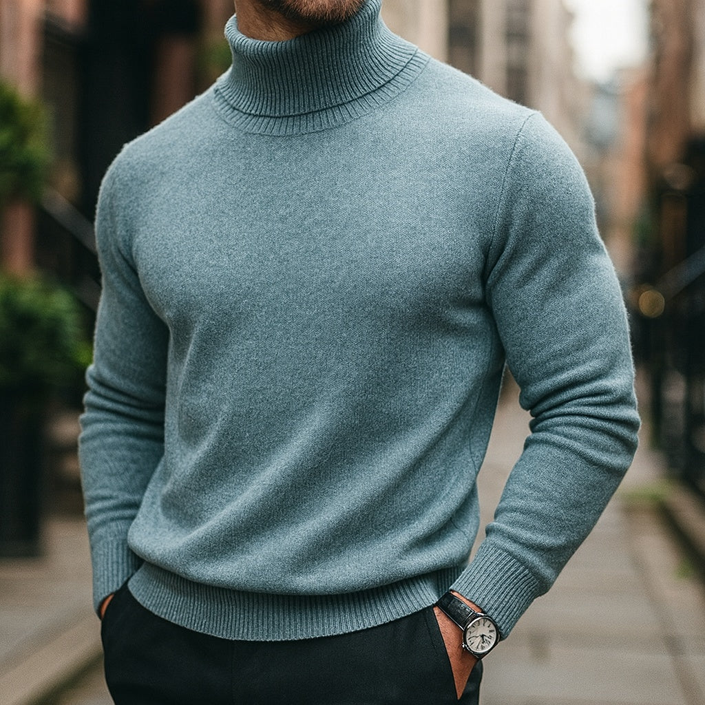 Chris l 100% Wool Turtleneck