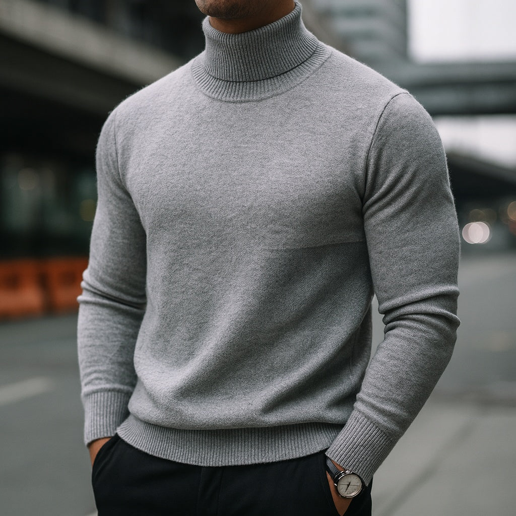Chris l 100% Wool Turtleneck