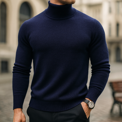 Chris l 100% Wool Turtleneck