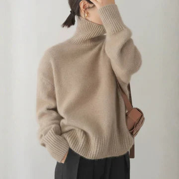 Emma l Luxe Cashmere Turtleneck Sweater