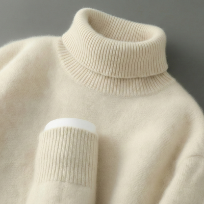 Emma l Luxe Cashmere Turtleneck Sweater