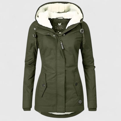 Amelia | Warm Fleece-Lined Waterproof Hooded Parka