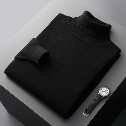 Chris l 100% Wool Turtleneck